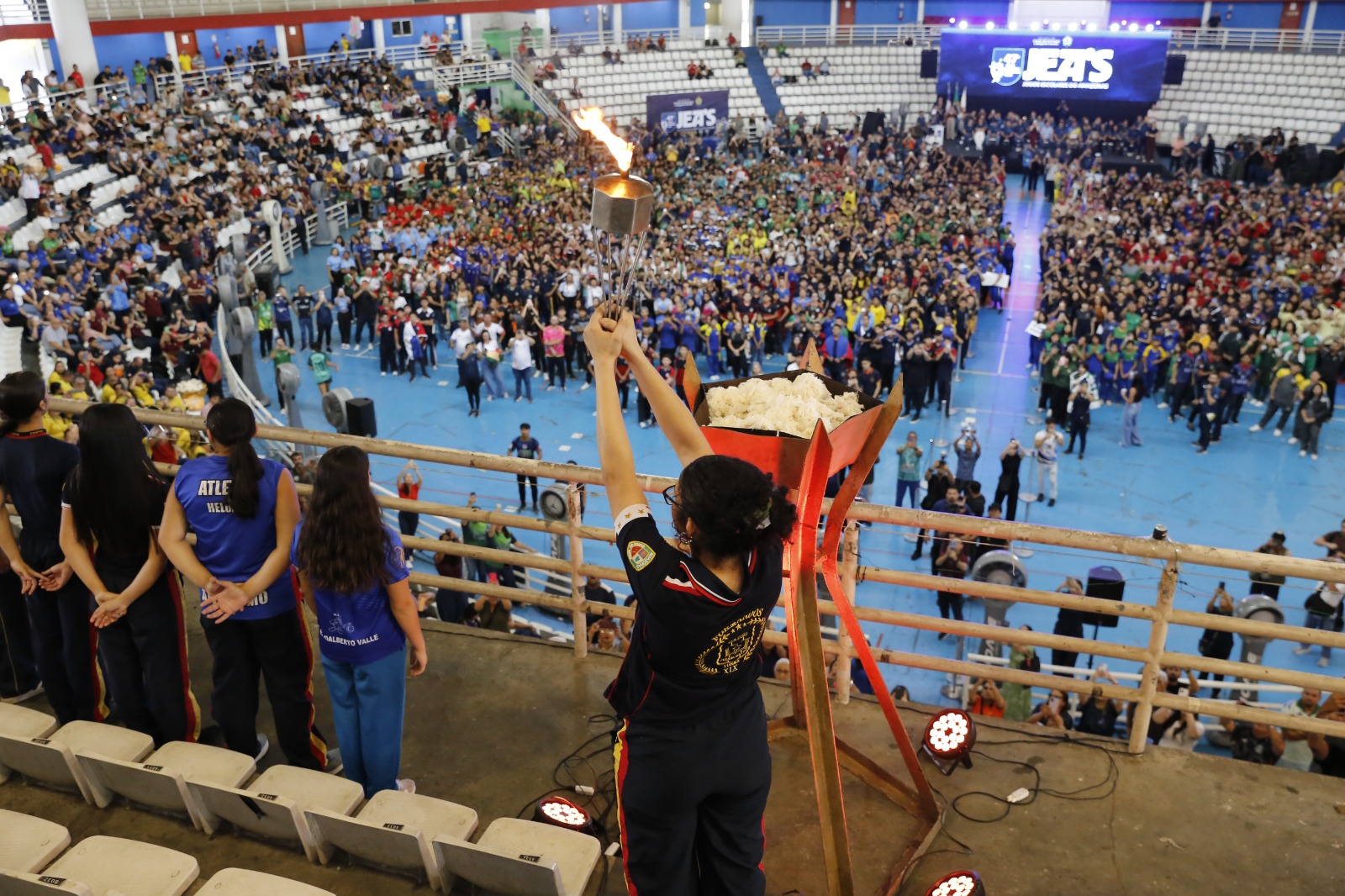 JEAs: Com recorde de participação, maior evento esportivo estudantil do AM inicia sua 47ª edição na Arena Amadeu Teixeira